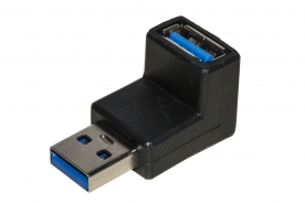 ADATTATORE USB 3.0 MASCHIO/FEMMINA 90°