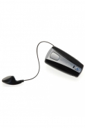 Auricolare con cavo riavvolgibile e clip Bluetooth® senza fili per 2 telefoni