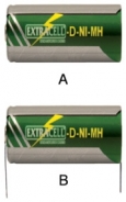 Batteria ricaricabile ecologica Ni-Mh Size D con lamelle 8000 mAh
