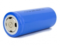 Batteria ricaricabile Li-Ion 26650 3.7V / 5200mAh polo consumer