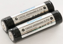 Batteria ricaricabile Li-Ion CR18650 3.7V / 2600mAh polo consumer