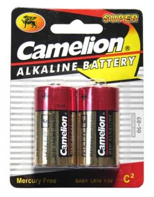 BATTERIE ALCALINE 1.5 VOLT LR14 MEZZATORCIA BLISTER 2 PZ.