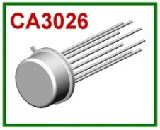 CA3026 Amplificatore differenziale doppio TO - 5