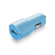 Caricabatteria da auto 2A blu con presa USB #stylecolor