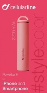 Caricabatterie d'emergenza #stylecolor rosa 2200 mAh
