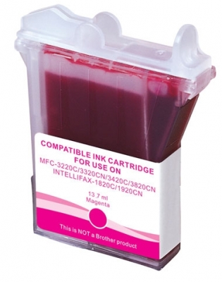 CARTUCCIA BROTHER  LC31MAG. MFC-3220C/3320CN/3420C/3820CN, FAX-1815C/1820C/1820CN MAGENTA COMPATIBILE