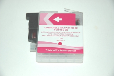 CARTUCCIA COMPATIBILE BROTHER LC-61/LC980 MAGENTA