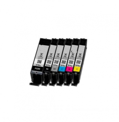 CARTUCCIA COMPATIBILE CANON MG5750 MG6850 MG7750 CIANO CLI571C 13 ML.