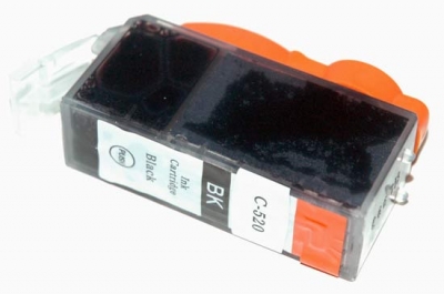 CARTUCCIA COMPATIBILE CANON PIXMA MP 540, MP 620, MP 630, MX 980, IP 3600, IP 4600  COD. 520-BK  (INCHIOSTRO 19 ML.) CON CHIP NERO