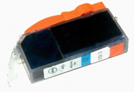 CARTUCCIA COMPATIBILE CANON PIXMA MP 540, MP 620, MP 630, MX 980, IP 3600, IP 4600 COD.CLI 521 -C  (INCHIOSTRO 10 ML.) CON CHIP CIANO