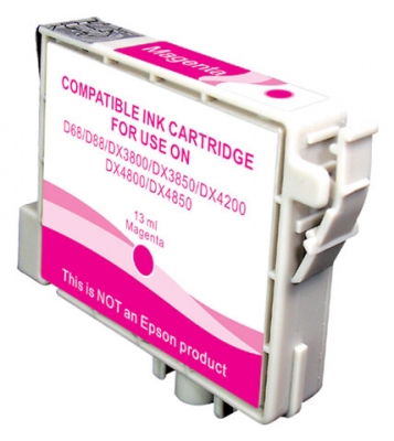 CARTUCCIA COMPATIBILE EPSON STYLUS D68/D88/DX3800/DX4800 T0613 MAGENTA