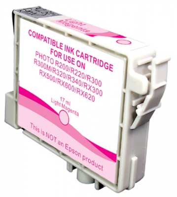 CARTUCCIA COMPATIBILE EPSON STYLUS PHOTO R300/R300M/RX500/RX620/RX600  T0486 LIGHT MAGENTA