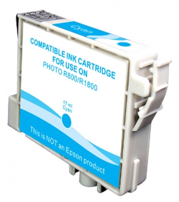 CARTUCCIA COMPATIBILE PER EPSON STYLUS PHOTO R800 CIANO T0542