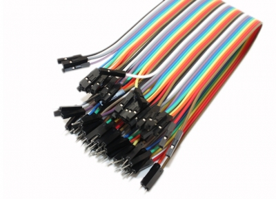 Cavetti di connessione M/F 40pz 20cm colori assortiti compatibile Arduino