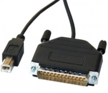 CAVO ADATTATORE DA CONNETTORE 25 POLI PARALLELO MASCHIO (PC) A USB TIPO B (STAMPANTE USB)