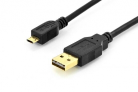 CAVO CON CONNETTORE MICRO USB 2.0 REVERSIBILE E CONNETTORE A REVERSIBILE MT 1