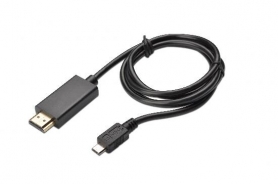 CAVO DI CONNESSIONE MHL CON CONNETTORI HDMI - USB MICRO B, MT 1,5