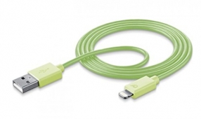 Cavo #stylecolor verde, connettore USB-Lightning, 100cm
