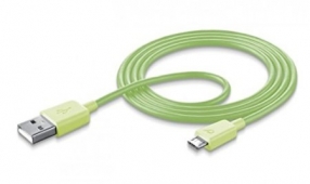 Cavo #stylecolor verde, connettore USB-Micro USB, 100cm