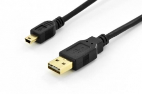 CAVO USB - MINI USB CON SPINA A REVERSIBILE MT 1,80