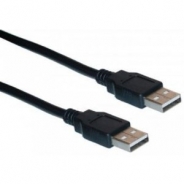 Cavo USB 2.0, Connettori AM AM, 1,80 mt Nero