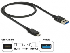 CAVO USB 3.1 (GEN 2) 10 GBPS TIPO A MASCHIO - TIPO C MASCHIO MT 1