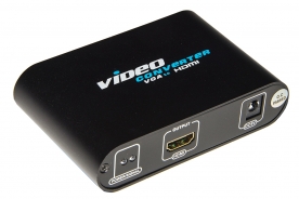 CONVERTITORE VGA+ AUDIO STEREO CONNETTORE 3,5 MM A HDMI