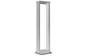 FRAME DI MONTAGGIO 19 42 UNITA' A 2 MONTANTI COLORE GRIGIO CON MONTANTE CENTRALE