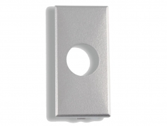 Frontalino 1 foro 1 posto compatibile Ticino Axolute chiara