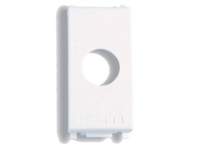 Frontalino 1 foro 1 posto compatibile Vimar Plana