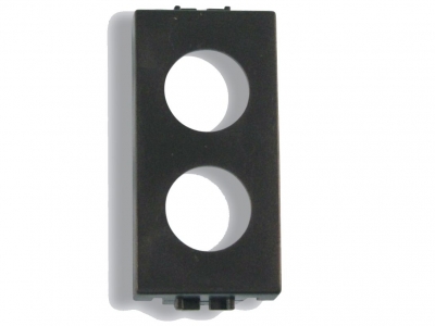 Frontalino 2 fori 1 posto compatibile Vimar Eikon