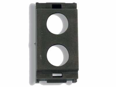 Frontalino 2 fori 1 posto compatibile Vimar Idea