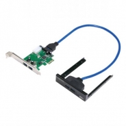FRONTALINO 2 PORTE USB 3.0 CON SCHEDA PCI-EXPRESS USB 3.0