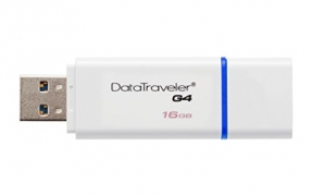 Kingston DTIG4/16GB DataTraveler Memoria Flash, USB 3.0, 16 GB, Bianco/Blu