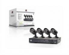 KIT 4 TELECAMERE VIDEOSORVEGLIANZA  DA ESTERNO CON DVR 4 CANALI  CMOS600TVL CONCEPTRONIC