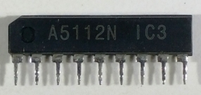 LA5112 TV color power controller SIL - 9