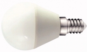 Lampada LED Miniglobo 5W E14 bianco naturale 540lm