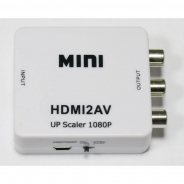 MINI CONVERTITORE HDMI A AV (RCA) PER 1 DISPOSITIVO HDMI CON TV RCA