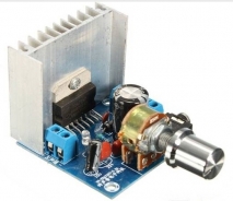 Modulo amplificatore stereo con regolazione di volume, integrato TDA7297
