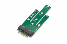 SCHEDA PCI-EXPRESS COLLEGAMENTO NGFF (M.2) KEY  B CON SSD mSATA