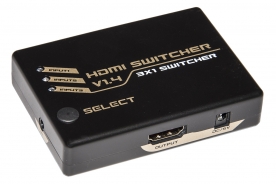 SWITCH HDMI 3 PORTE 4Kx2K@30Hz VERSIONE 1.4. CON TELECOMANDO