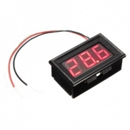Voltmetro digitale da pannello LED rossi 0-99Vdc
